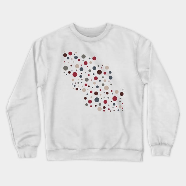 Festive Dots Crewneck Sweatshirt by DigitalSolo